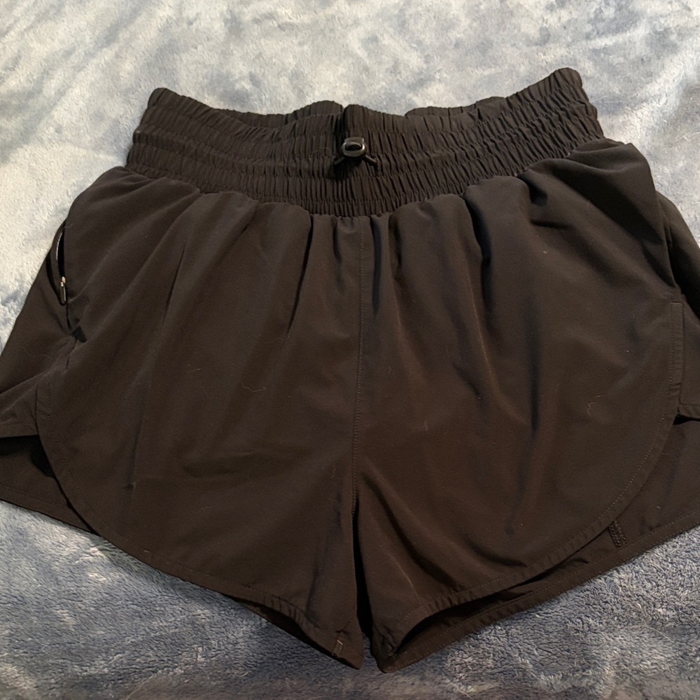 all in motion Black Women's Athletic Pull-On Shorts